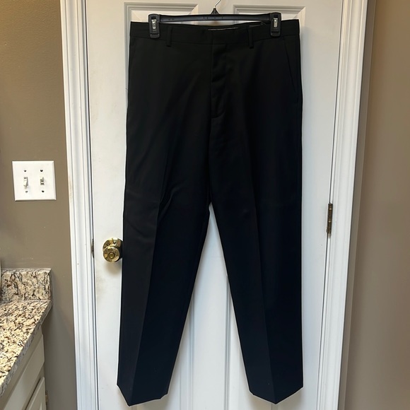 Banana Republic Other - Banana Republic Men Wool Black Slacks Dress Pants Size 35/34